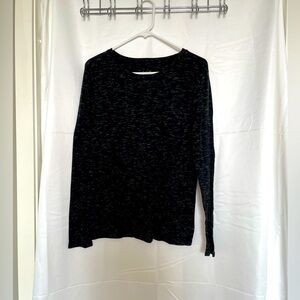 A New Day/ Black with some white cotton blend crew neck long sleeve shirt‌‌‌
